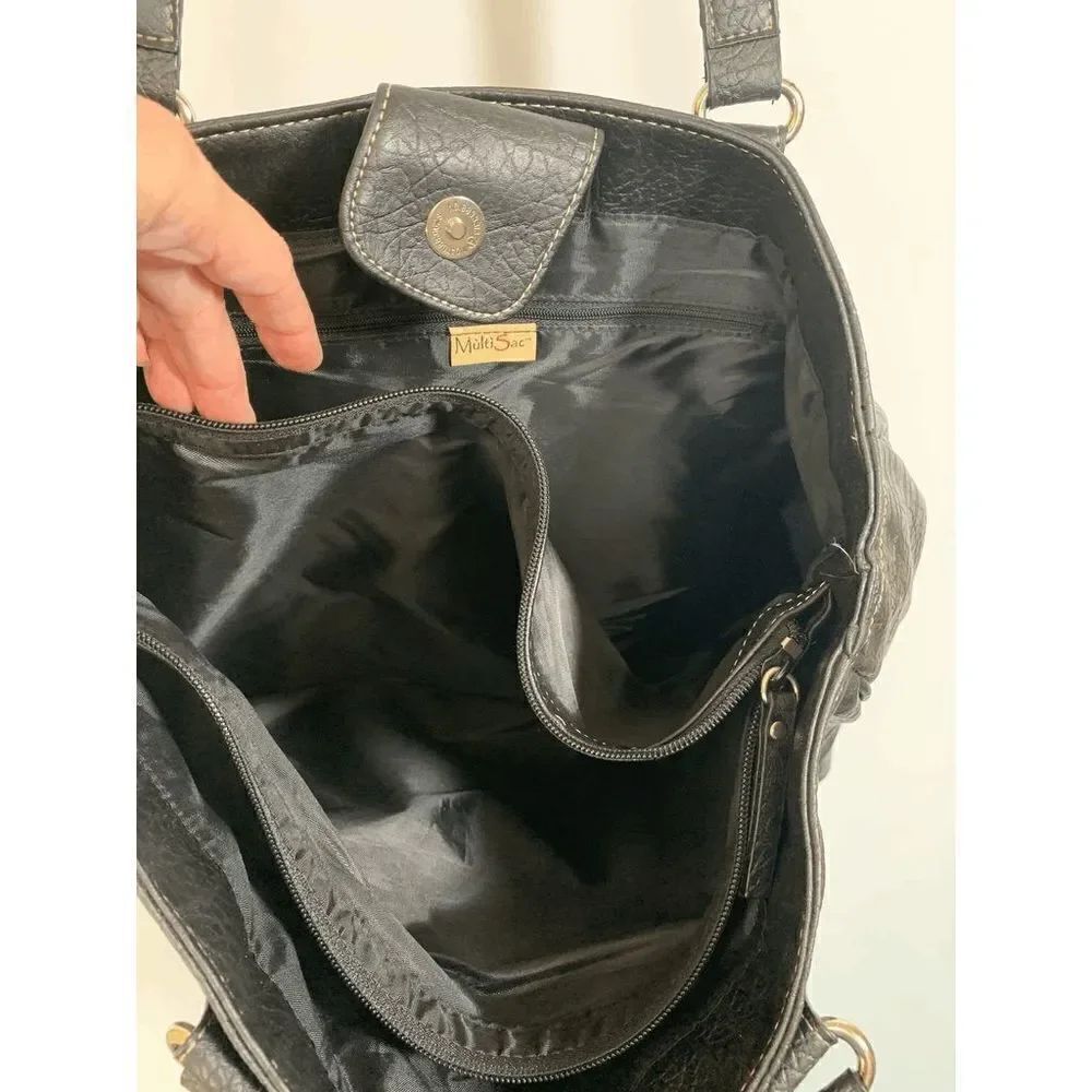 Multi Sac Black Tote - Picture 8 of 12